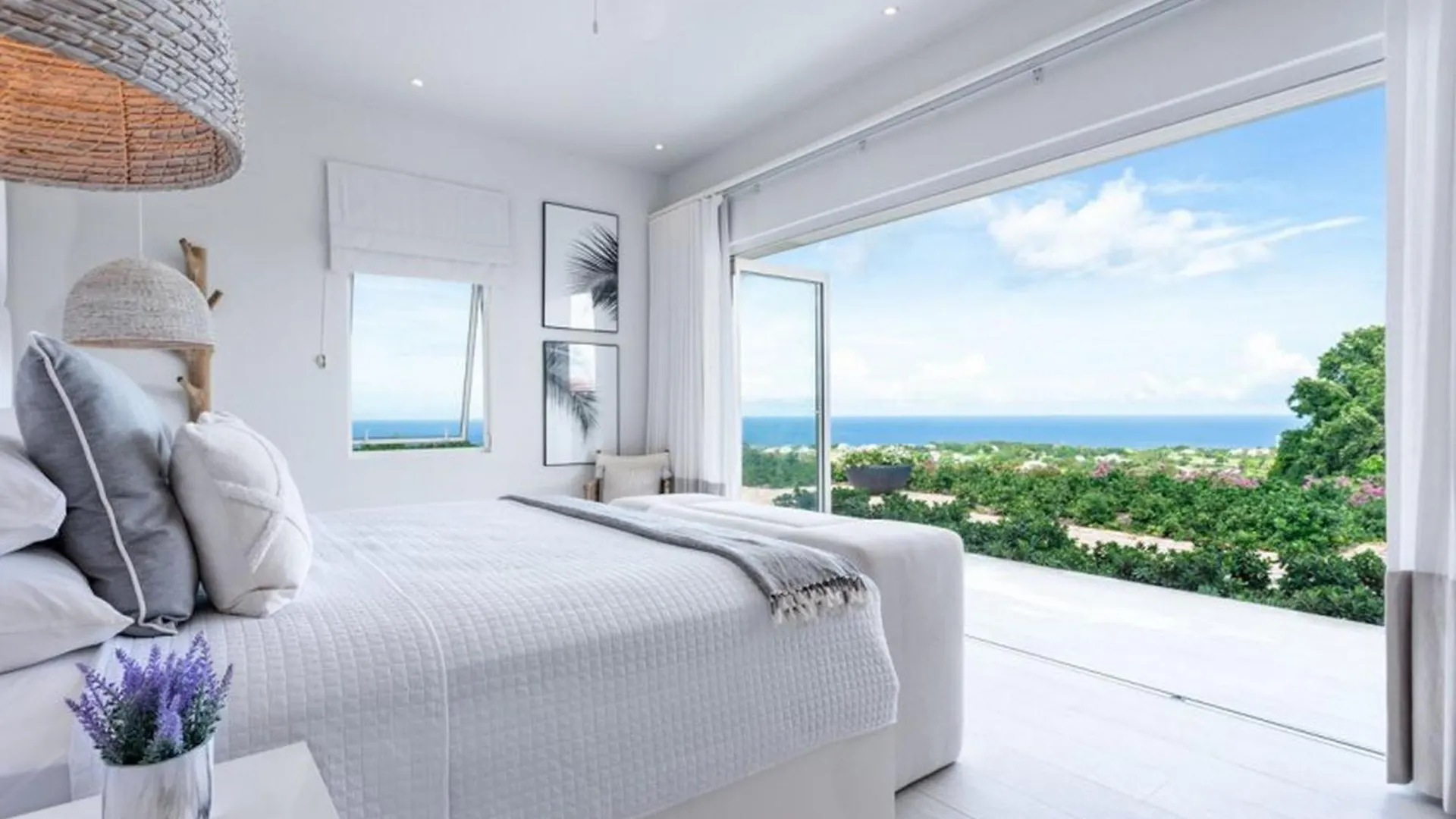 Incredible Views Of Sea From The Pool - Cool Breeze Villa Saint James