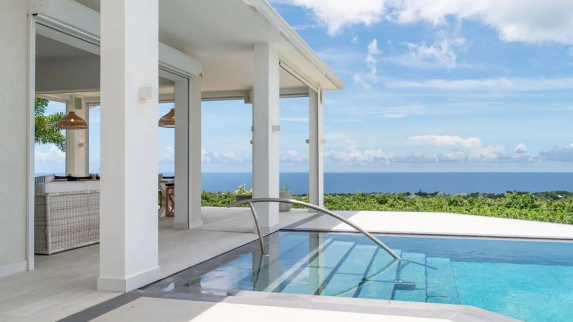 Incredible Views Of Sea From The Pool - Cool Breeze Villa Saint James Barbados