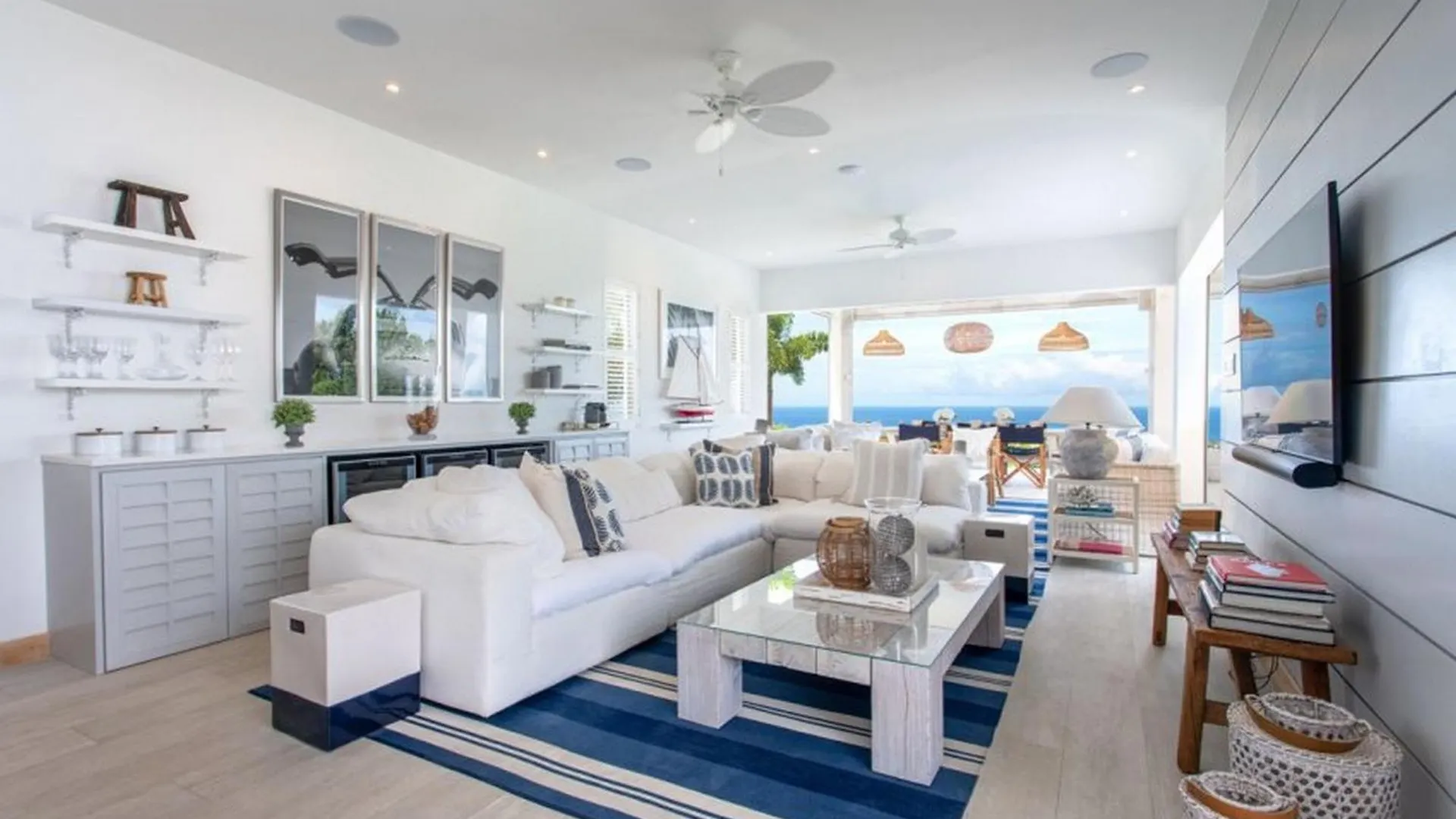 Incredible Views Of Sea From The Pool - Cool Breeze Villa Saint James