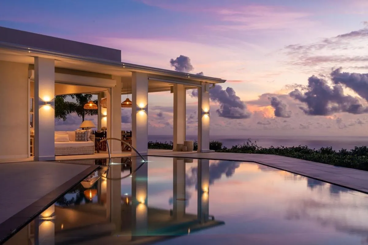 Incredible Views Of Sea From The Pool - Cool Breeze Villa Saint James
