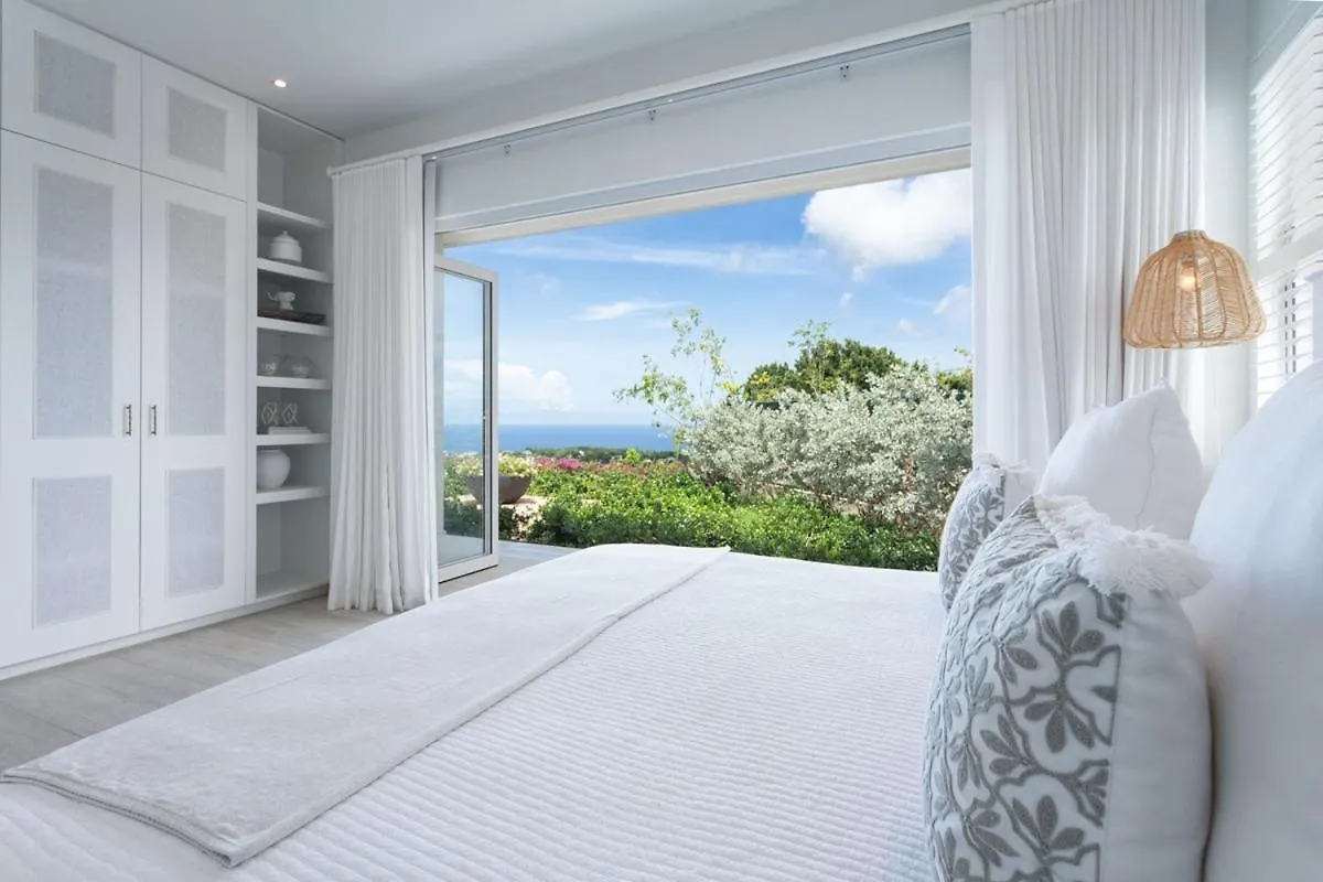 Incredible Views Of Sea From The Pool - Cool Breeze Villa Saint James