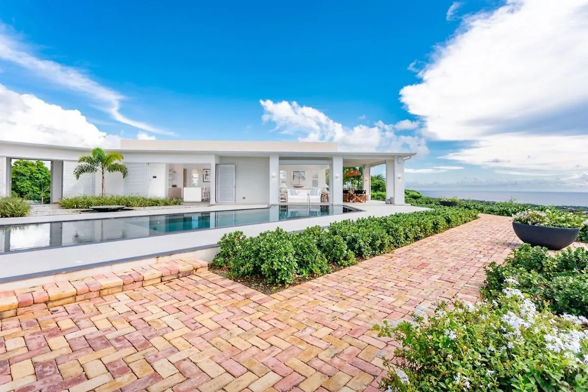 Incredible Views Of Sea From The Pool - Cool Breeze Villa Saint James