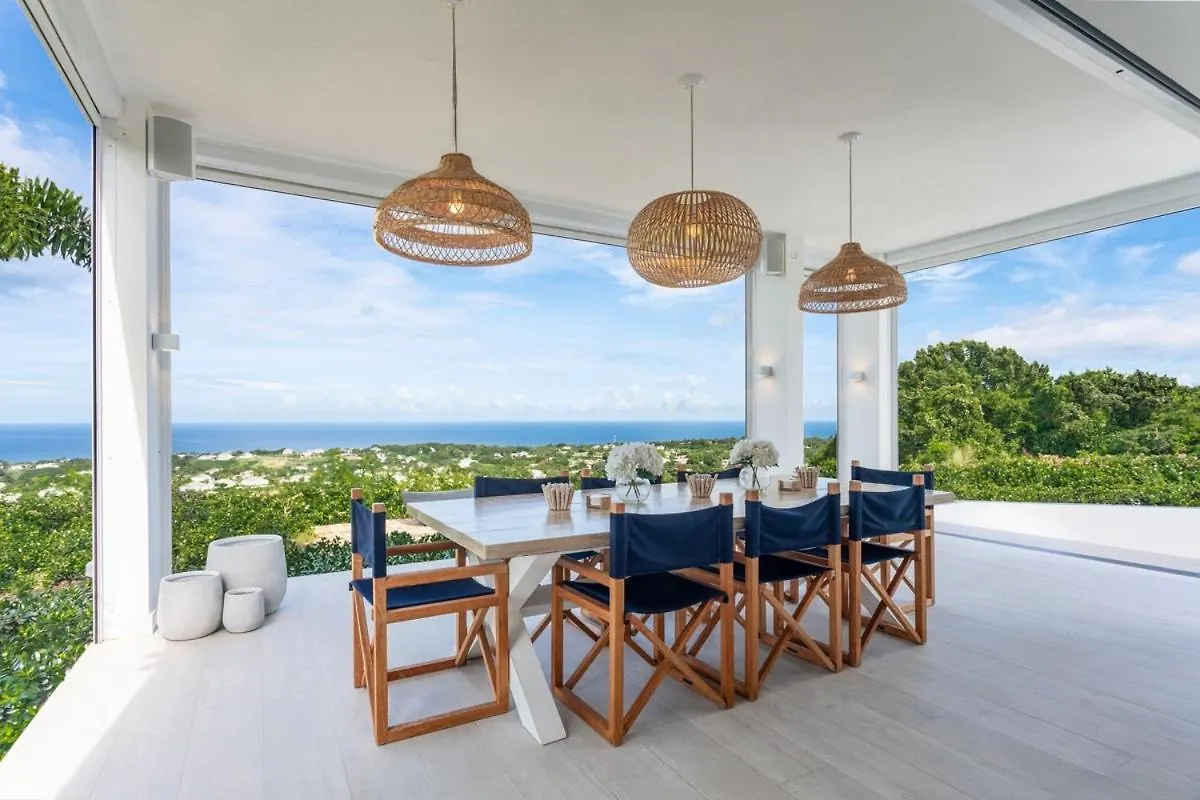 Incredible Views Of Sea From The Pool - Cool Breeze Villa Saint James