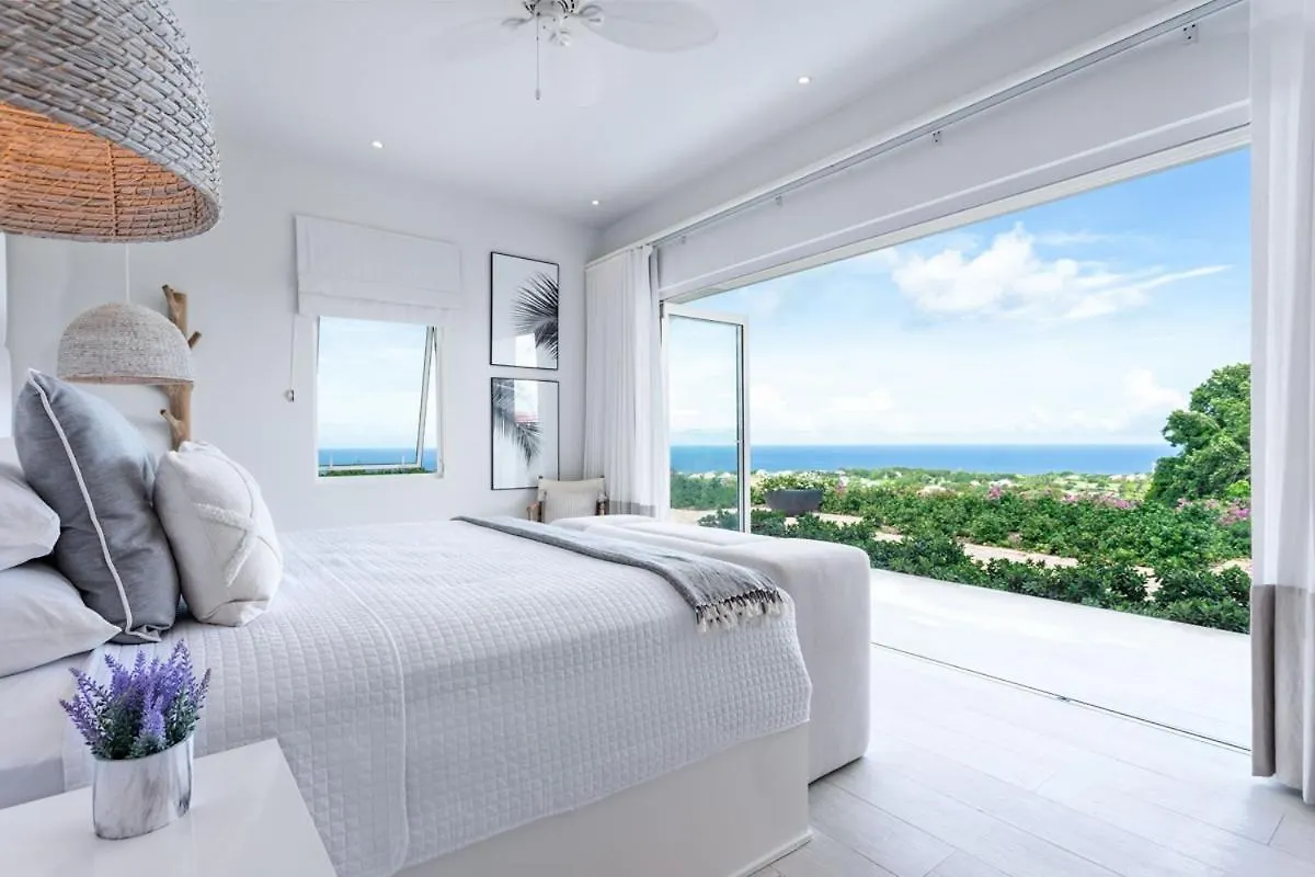 Incredible Views Of Sea From The Pool - Cool Breeze Villa Saint James