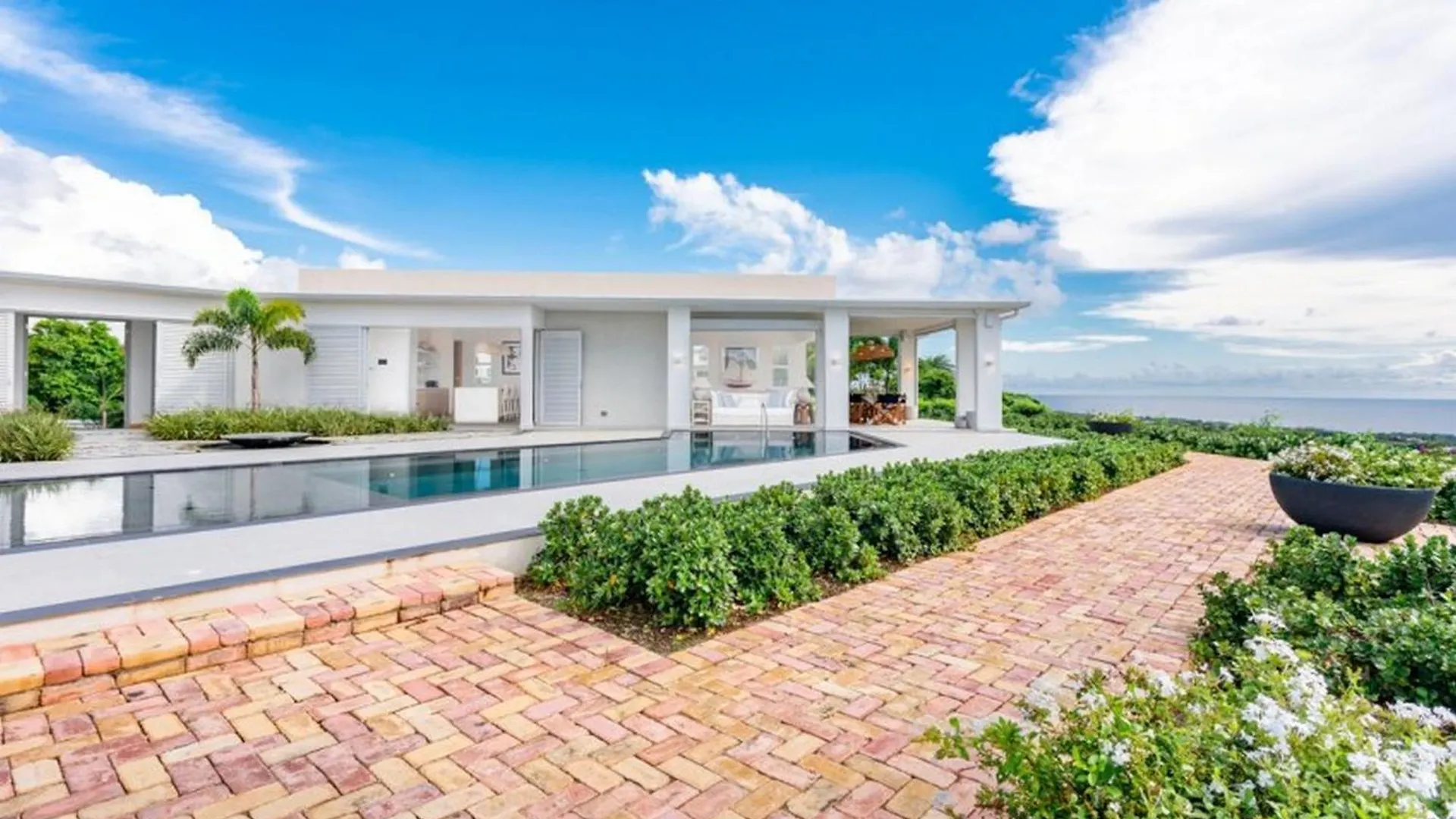 Incredible Views Of Sea From The Pool - Cool Breeze Villa Saint James Barbados
