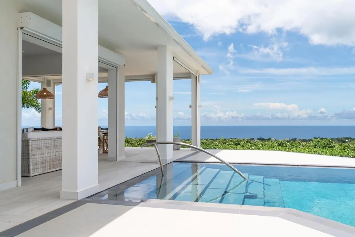 Incredible Views Of Sea From The Pool - Cool Breeze Villa Saint James