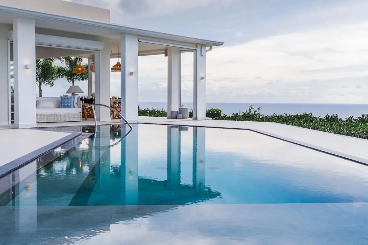 Incredible Views Of Sea From The Pool - Cool Breeze Villa Saint James